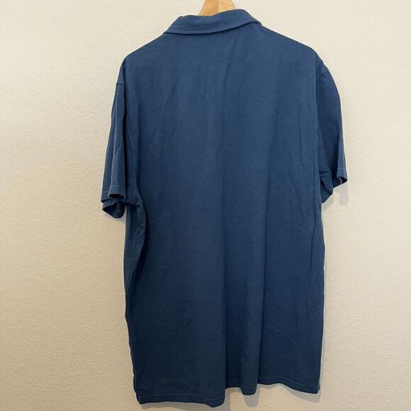 Love Brand & Co. Deep Blue Pensacola Short Sleeve Polo Shirt Men's Size XXL - Picture 4 of 7